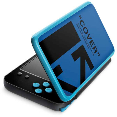 Black and Blue Arrows Nintendo 2DS XL (2017) Skin